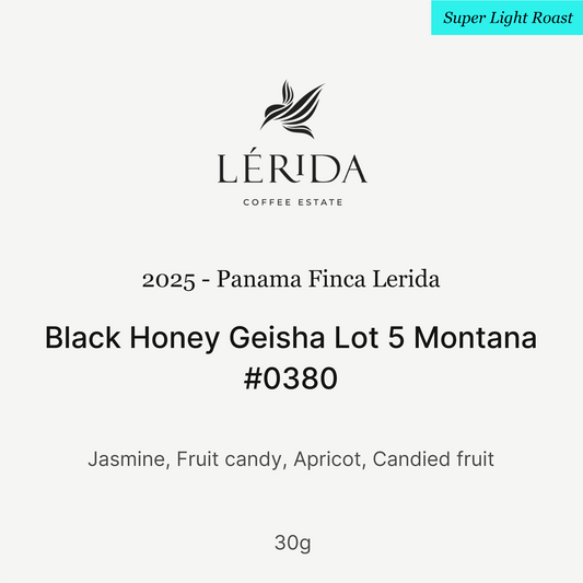 2025 - Panama Finca Lerida Black Honey Geisha Lot 5 Montana #0380 30g