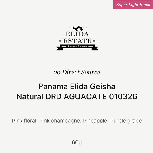 26 New Season - Panama Elida Geisha Natural DRD AGUACATE 010326 60g
