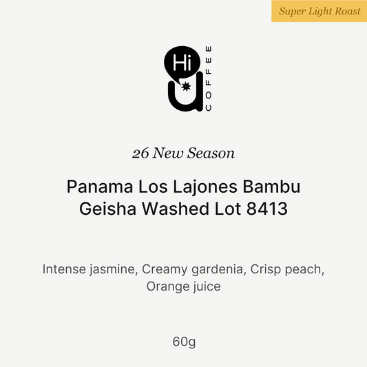 26 New Season - Panama Los Lajones Bambu Geisha Washed Lot 8413 - 60g