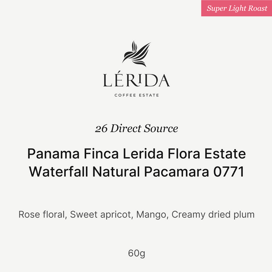 26 New Season - Panama Finca Lerida Flora Estate Waterfall Natural Pacamara 0771 60g