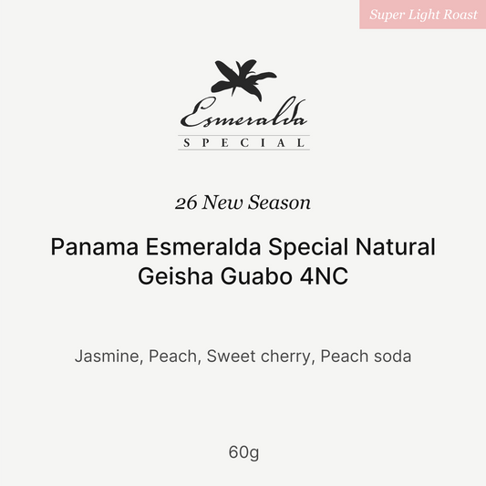 26 New Season - Panama Esmeralda Special Natural Geisha Guabo 4NC 60g