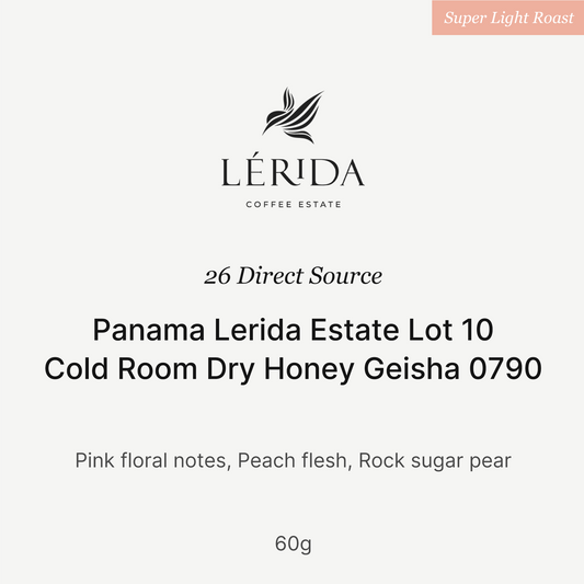 26 New Season - Panama Lerida Estate Lot 10 Cold Room Dry Honey Geisha 0790 60g