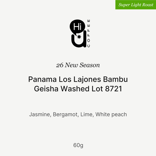 26 New Season - Panama Los Lajones Bambu Geisha Washed Lot 8721 - 60g