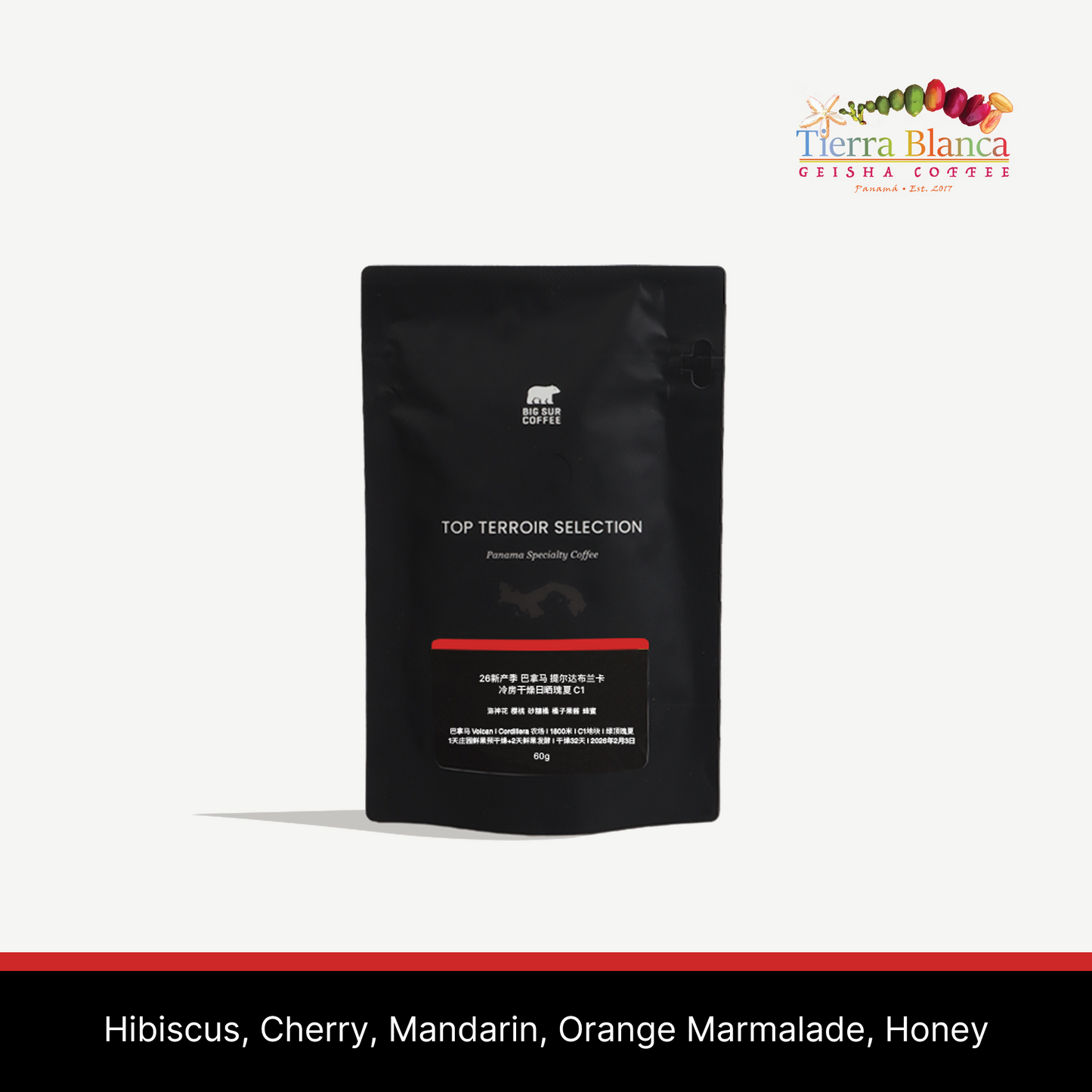 26 New Season - Panama Tierra Blanca Cold Room Dry Natural Geisha C1 60g