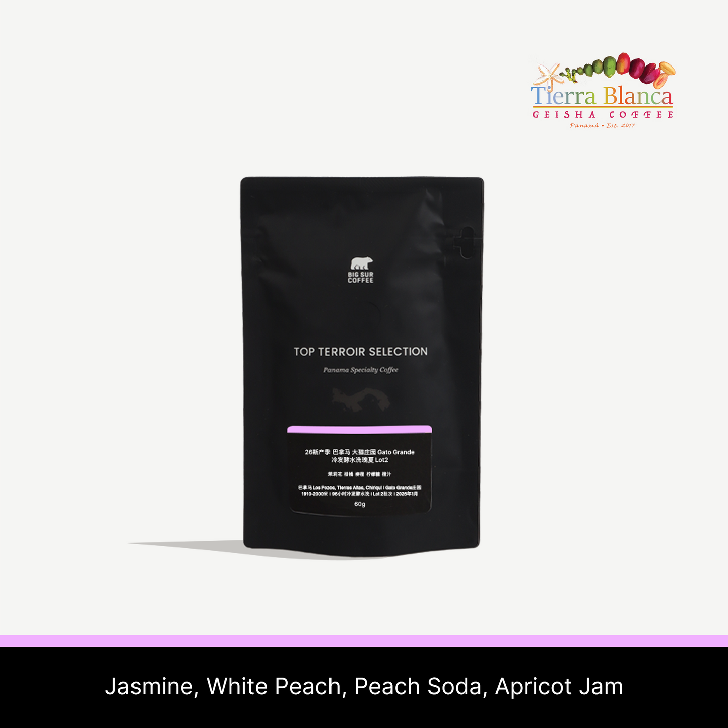 26 New Season - Panama Tierra Blanca Cold Room Dry Natural Geisha C2 60g