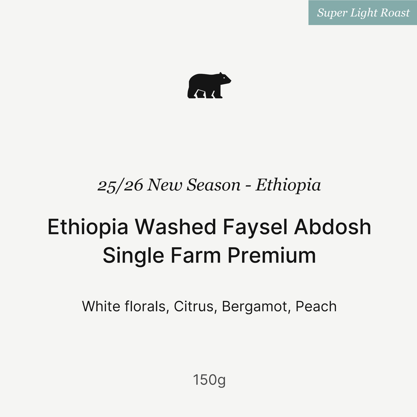25/26 New Season Ethiopia Washed Faysel Abdosh Single Farm Premium 150g