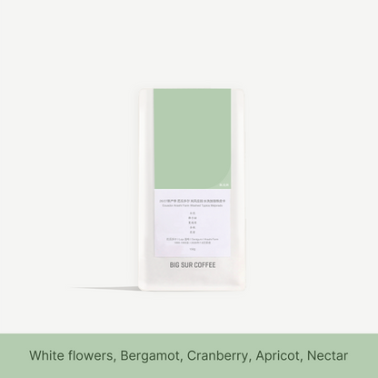 26/27 New Season - Ecuador Arashi Farm Washed Typica Mejorado -150g